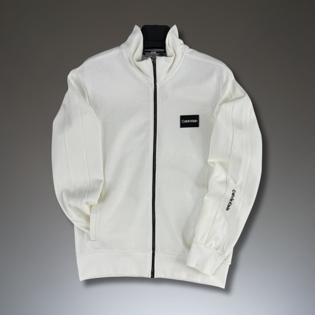 Férfi pulóver CK, fehér. Prémium minőség