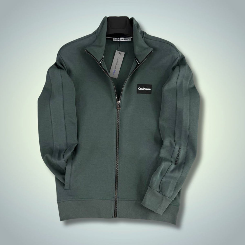 Férfi pulóver CK, zsályazöld. Prémium minőség