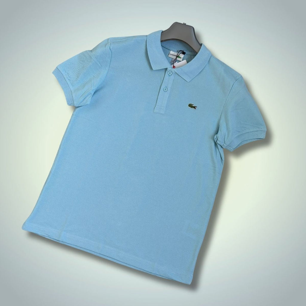 Lacoste férfi póló, világoskék. Prémium minőségű