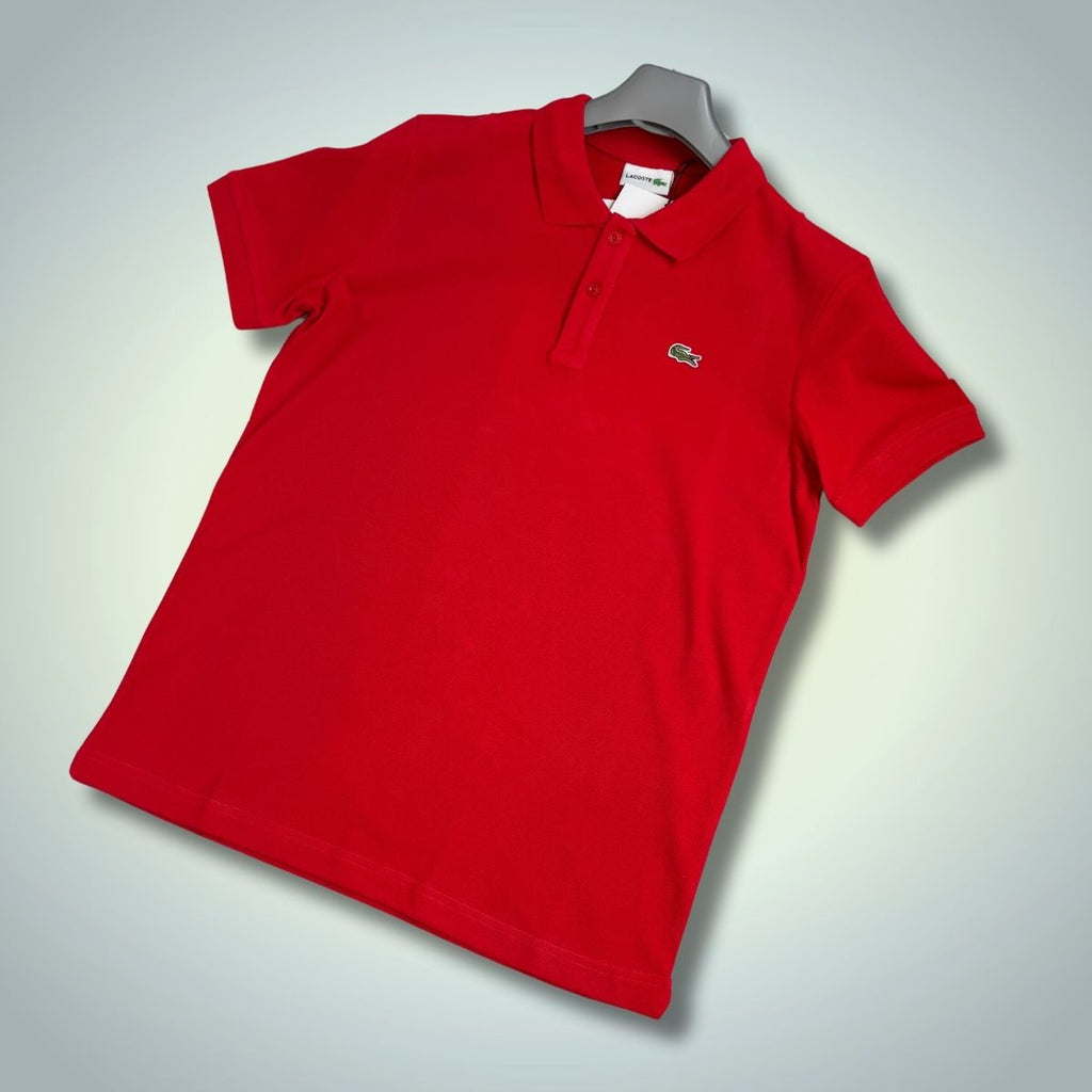 Lacoste férfi póló, piros. Prémium minőségű