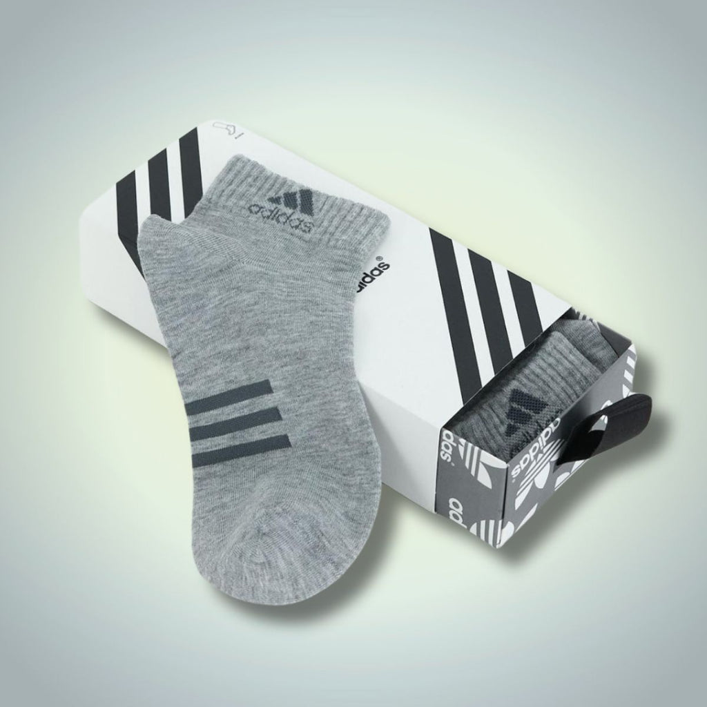 Adidas 6 darabos férfi bokazokni szett, 40-45. Fekete, szürke, fehér. Prémium minőség