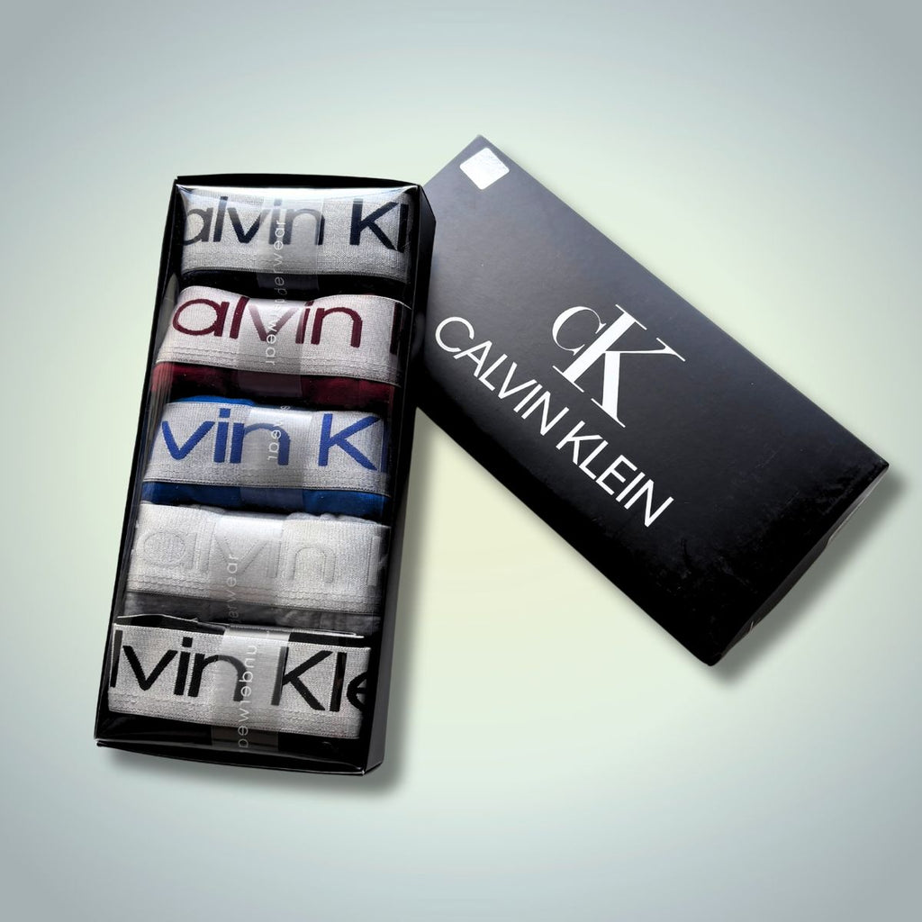 Calvin Klein 5 darabos férfi boxeralsó szett. Vegyes színek. Prémium minőség
