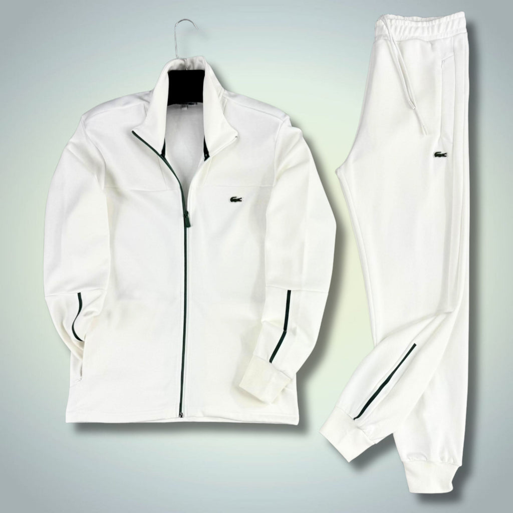 Lacoste férfi tréningruha, fehér. 2025. Prémium minőség