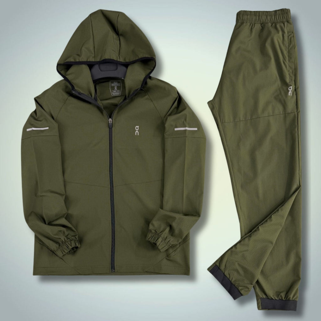 ON Férfi Woven Sportos Öltöny. Zöld