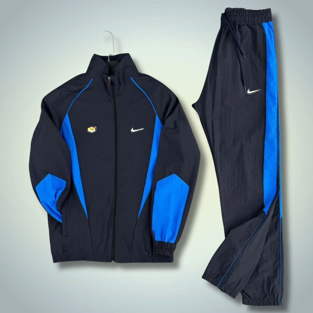 Nike TN férfi vízálló melegítő szett, sötétkék. Premium
