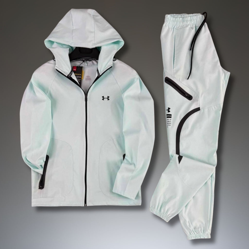 Under Armour férfi vízálló melegítő szett, világoskék. Premium