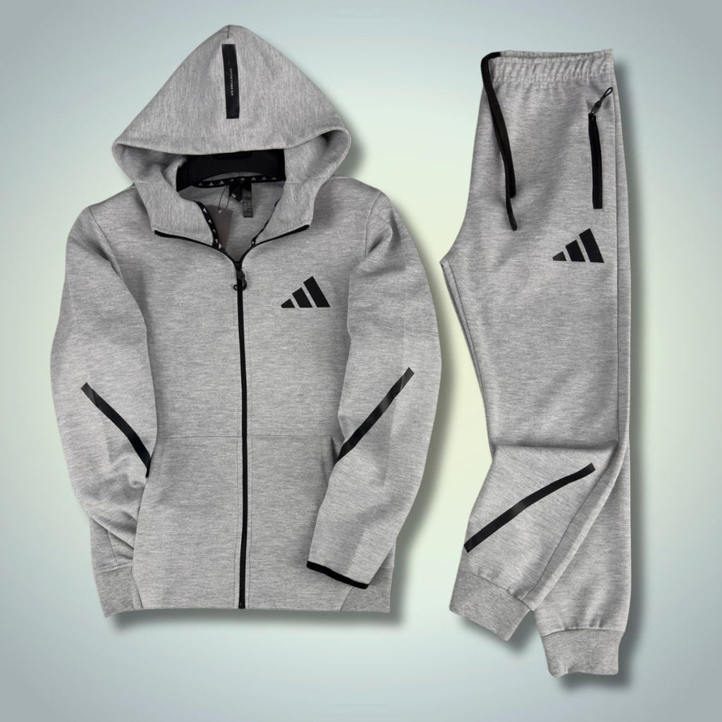 Adidas férfi tréningruha, 2025, klasszikus szürke. Prémium minőség