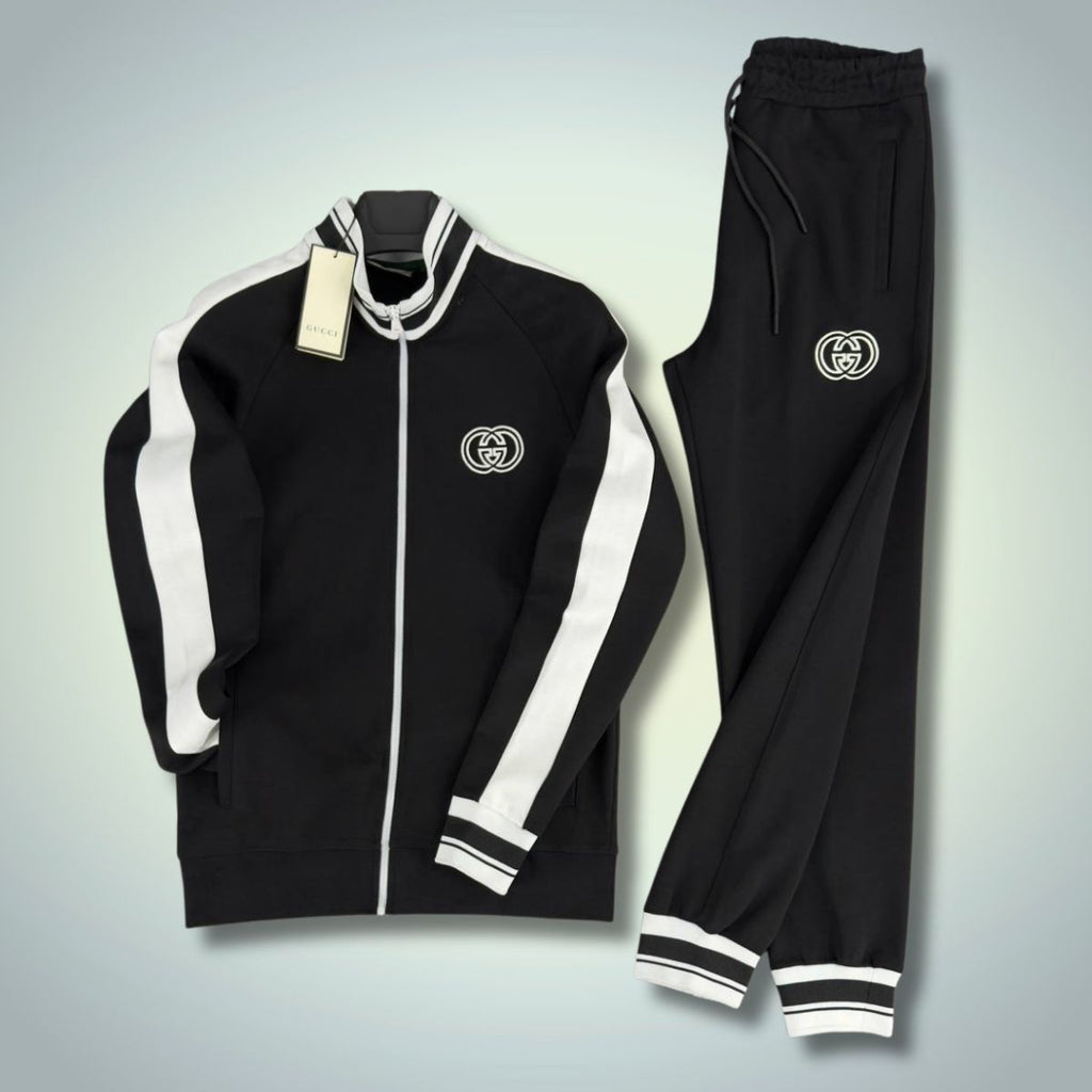 Gucci férfi melegítő 2025, fekete. Prémium minőség