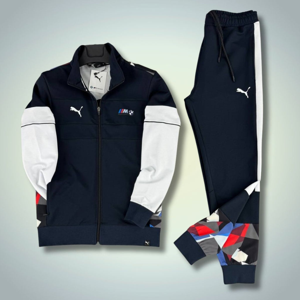 Puma x BMW férfi melegítő, sötétkék. Prémium minőség