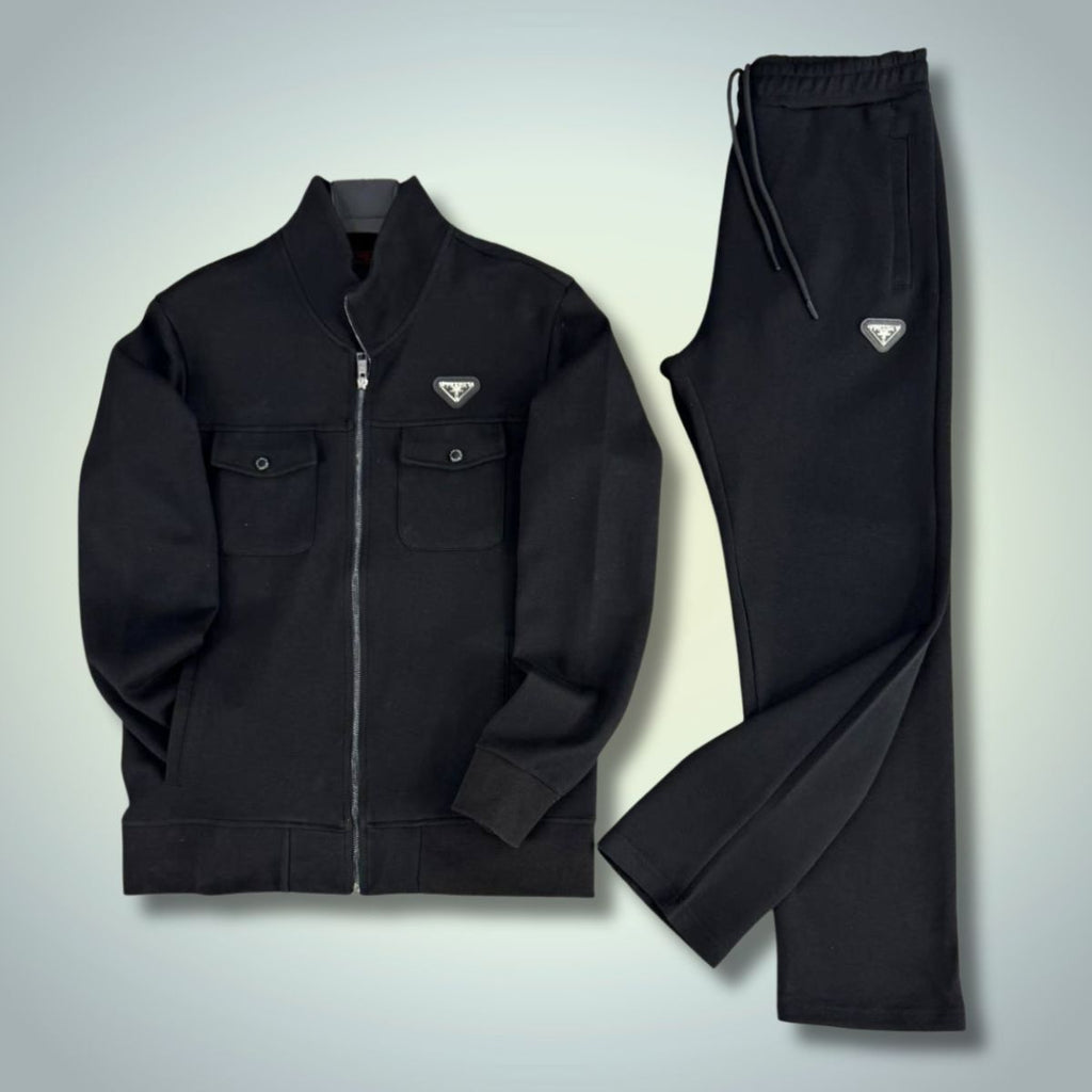 Férfi tréningruha PRD, fekete. Prémium minőség