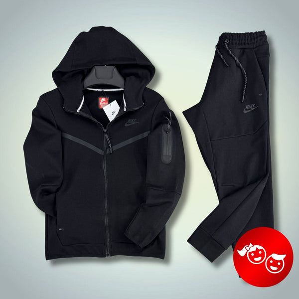 Gyermek Nike Tech Fleece sport szett, fekete. 2024. Prémium minőség