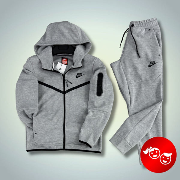 Gyermek Nike Tech Fleece sport szett, klasszikus szürke. 2024. Prémium minőség