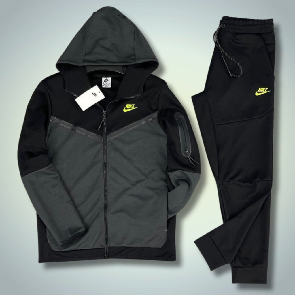 Nike Tech Fleece férfi tréningruha, grafit és fekete színben. Prémium minőség