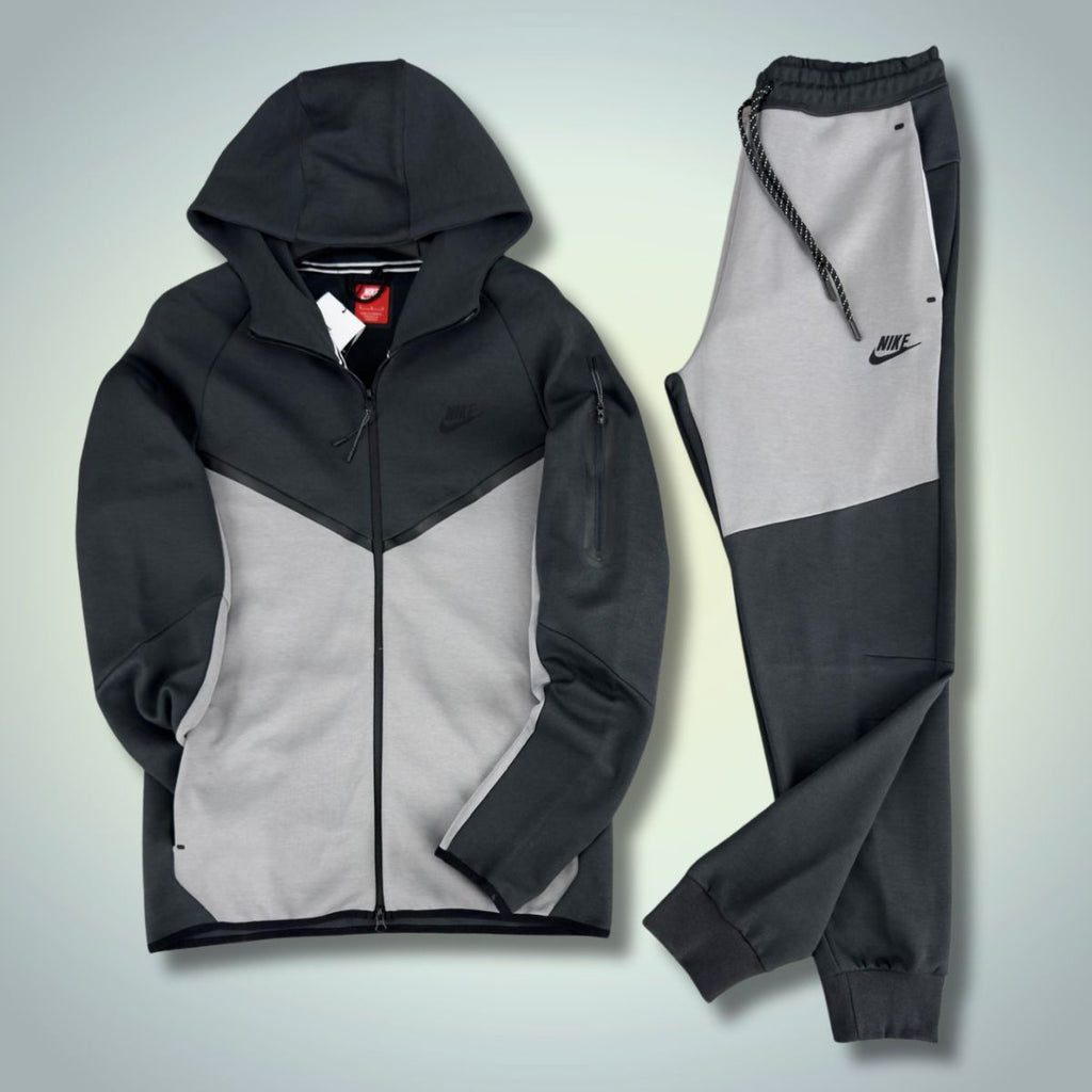 Nike Tech Fleece férfi tréningruha, grafit - szürke. Modell 2024. Prémium minőség