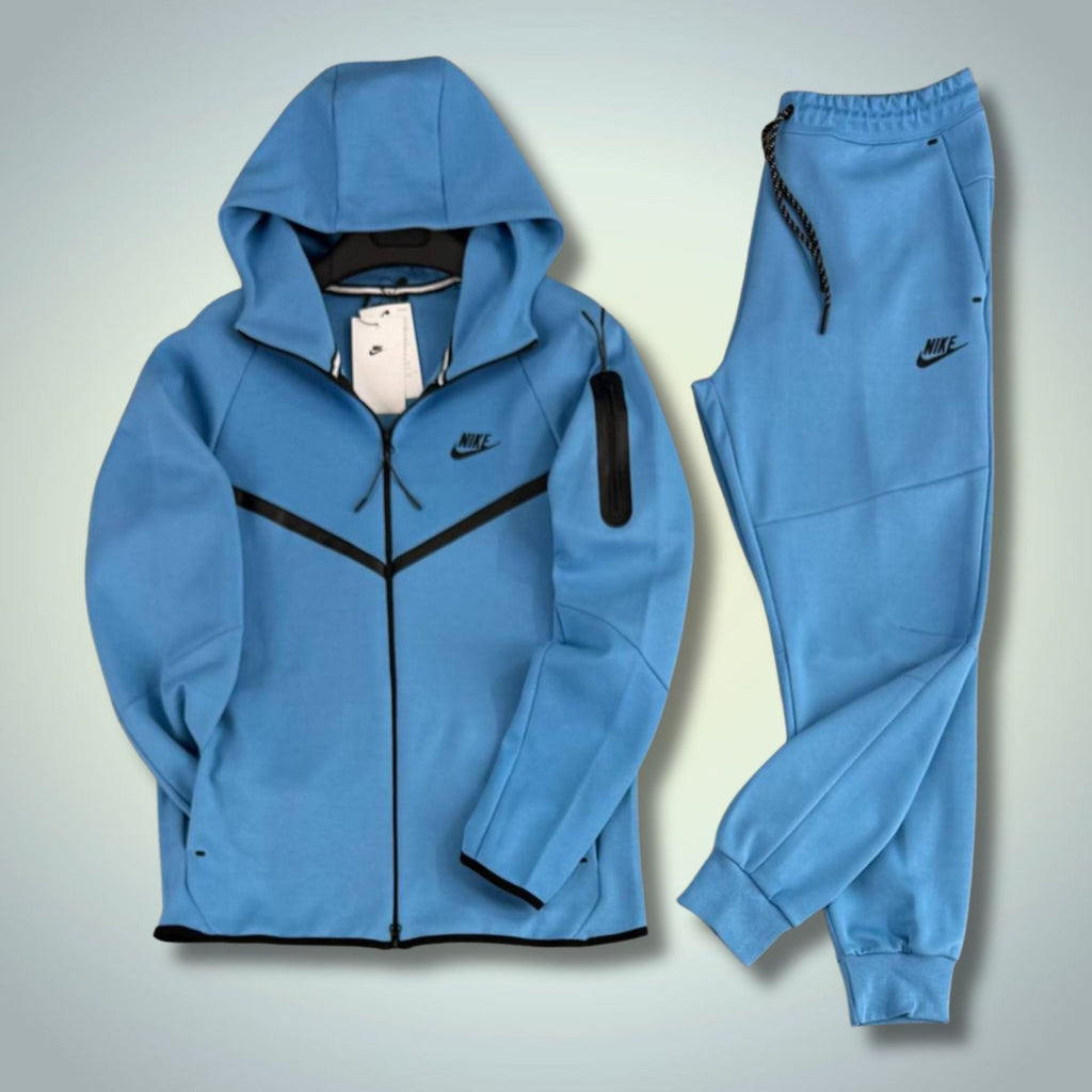 Nike Tech Fleece férfi tréningruha, kék, 2024-es modell, prémium minőség