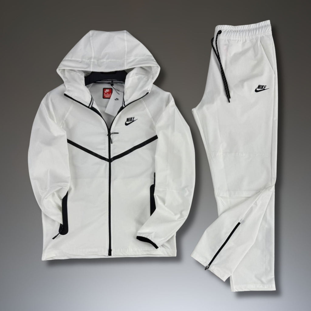 Nike Tech Fleece férfi vízálló melegítő szett, fehér. Prémium minőség