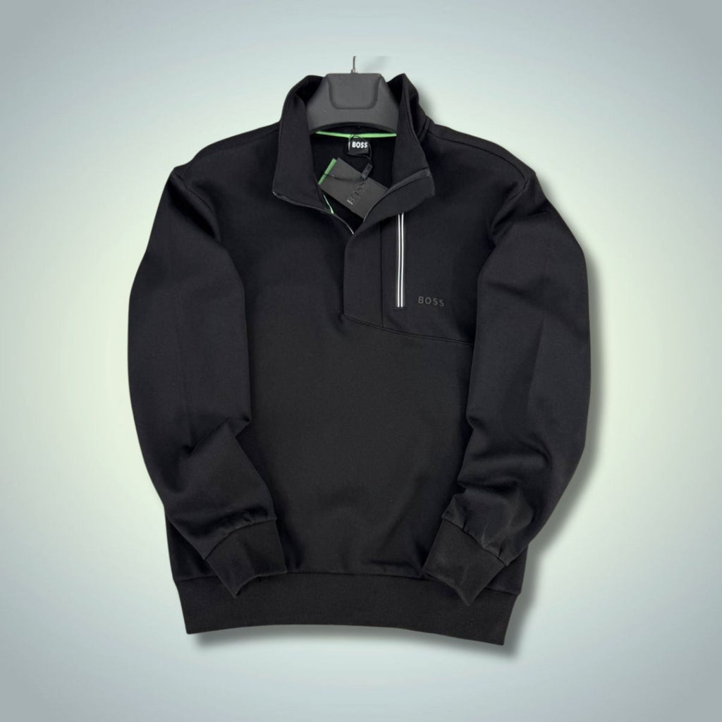 Hugo Boss férfi pulóver, fekete, prémium minőség