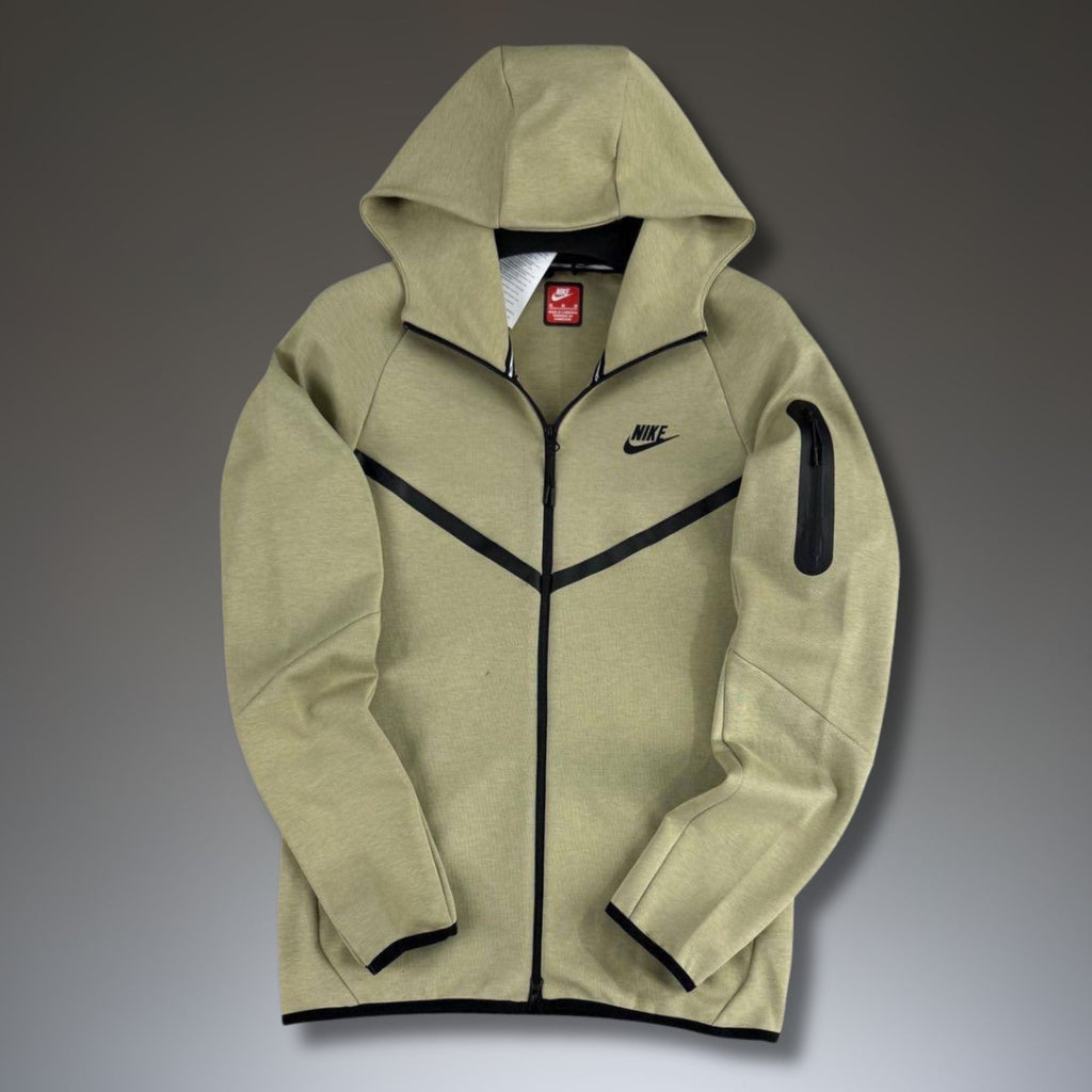 Nike Tech Fleece férfi pulóver, világoszöld. 2024-es modell. Prémium minőség