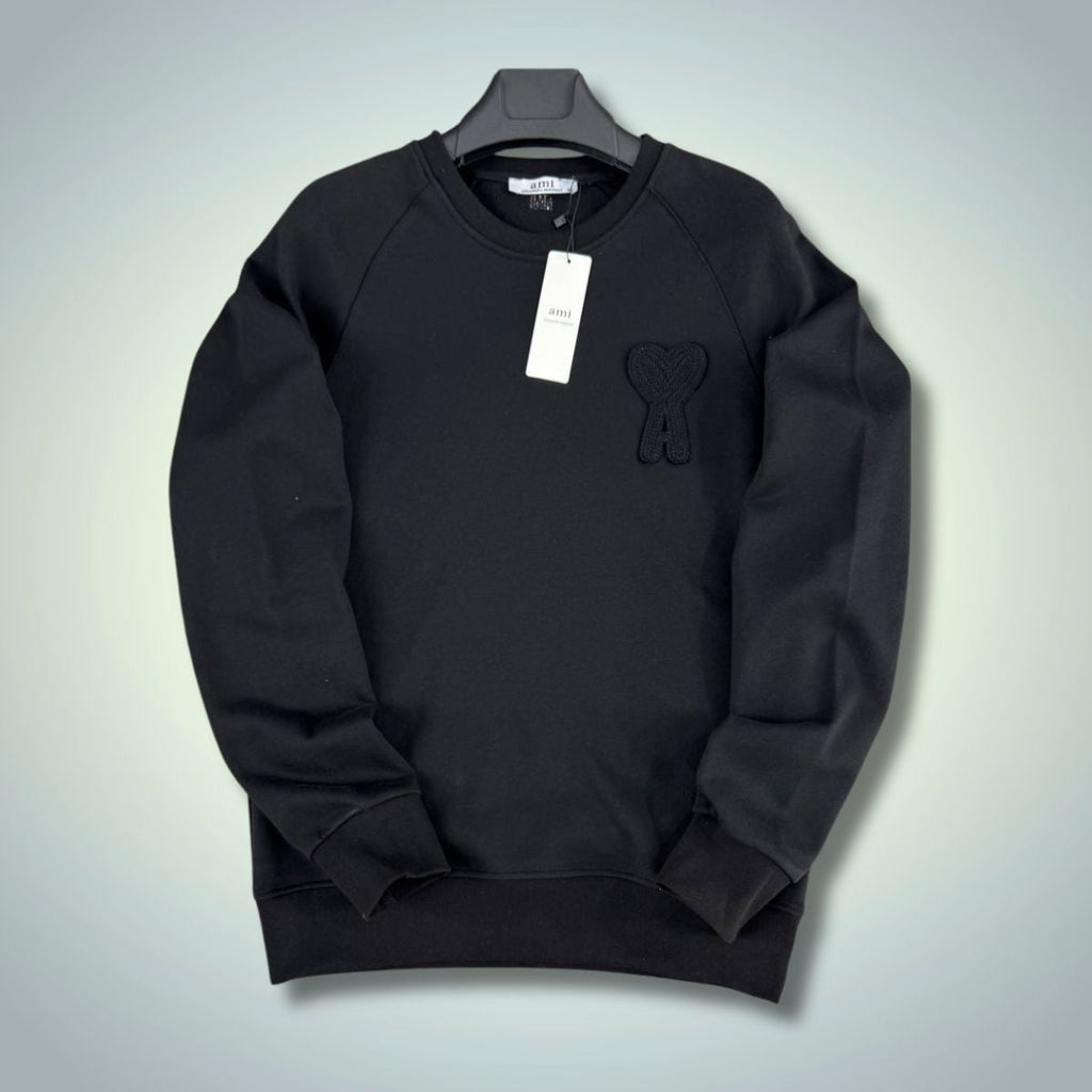 Férfi pulóver AM, fekete. Prémium minőség