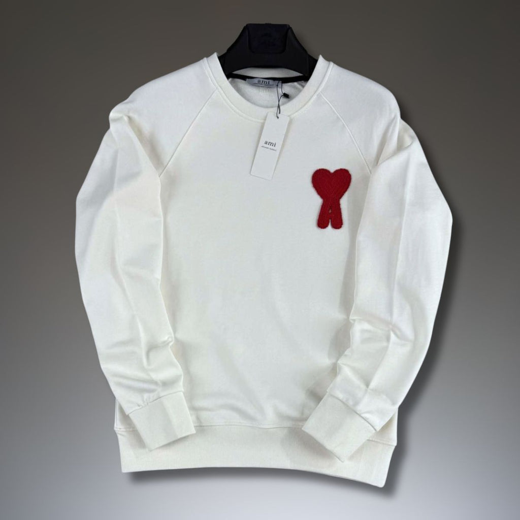 Férfi pulóver AM, fehér. Prémium minőség