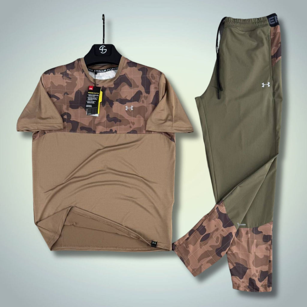 Under Armour férfi vízlepergető szabadidőruha, barna-zöld. Prémium minőség