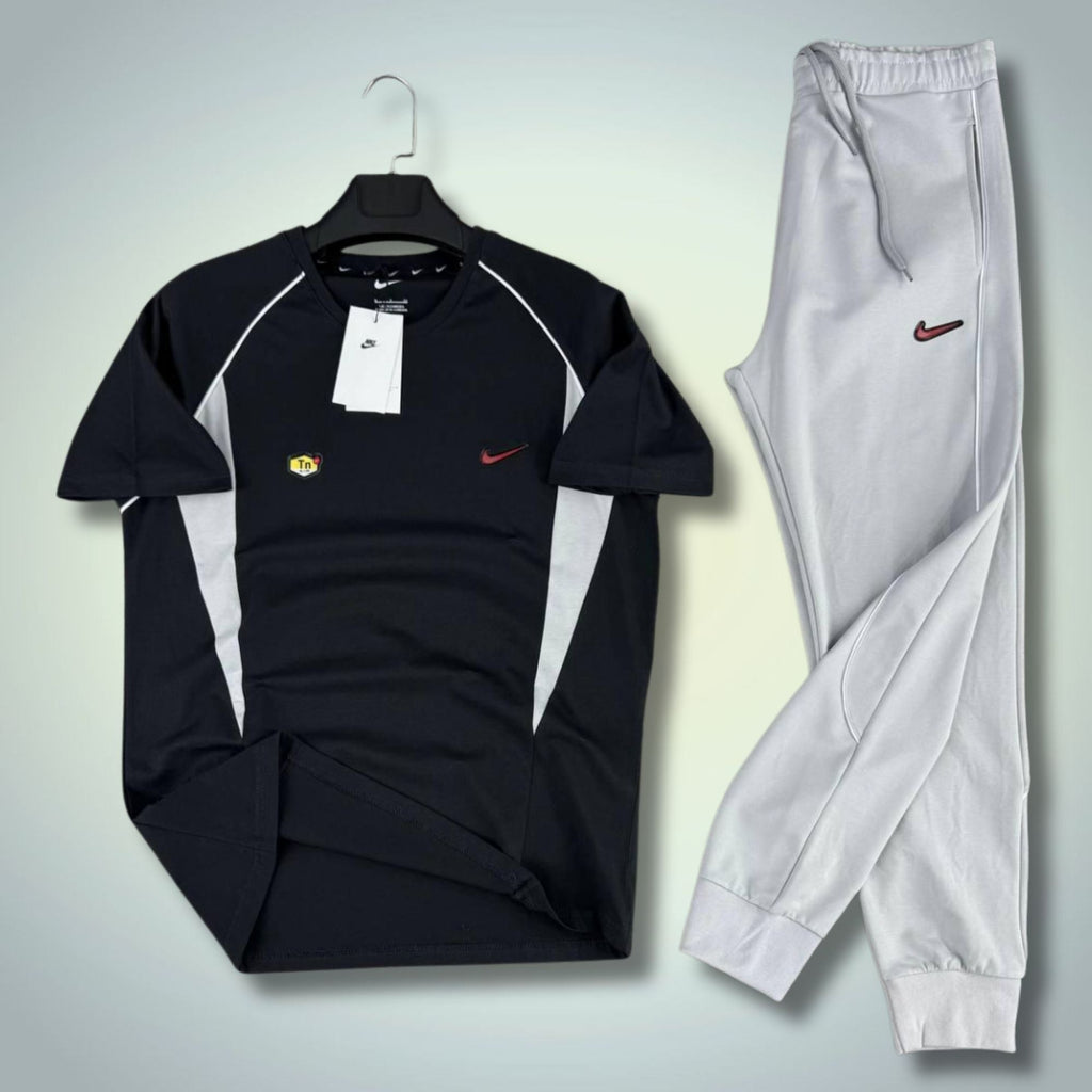Nike TN férfi nyári sportos szett, fekete-világosszürke. Prémium minőség