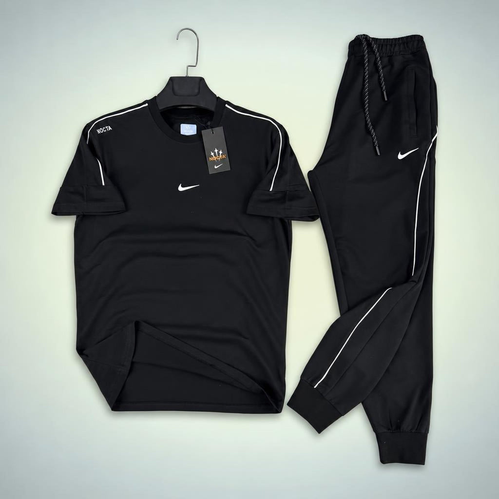 Nike Nocta férfi nyári szabadidőruha, fehér szürkével. Prémium minőség