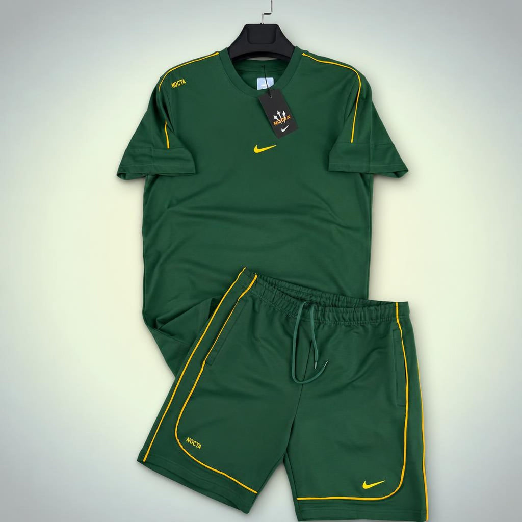 Nike Nocta férfi rövid melegítő szett, zöld. Prémium minőség