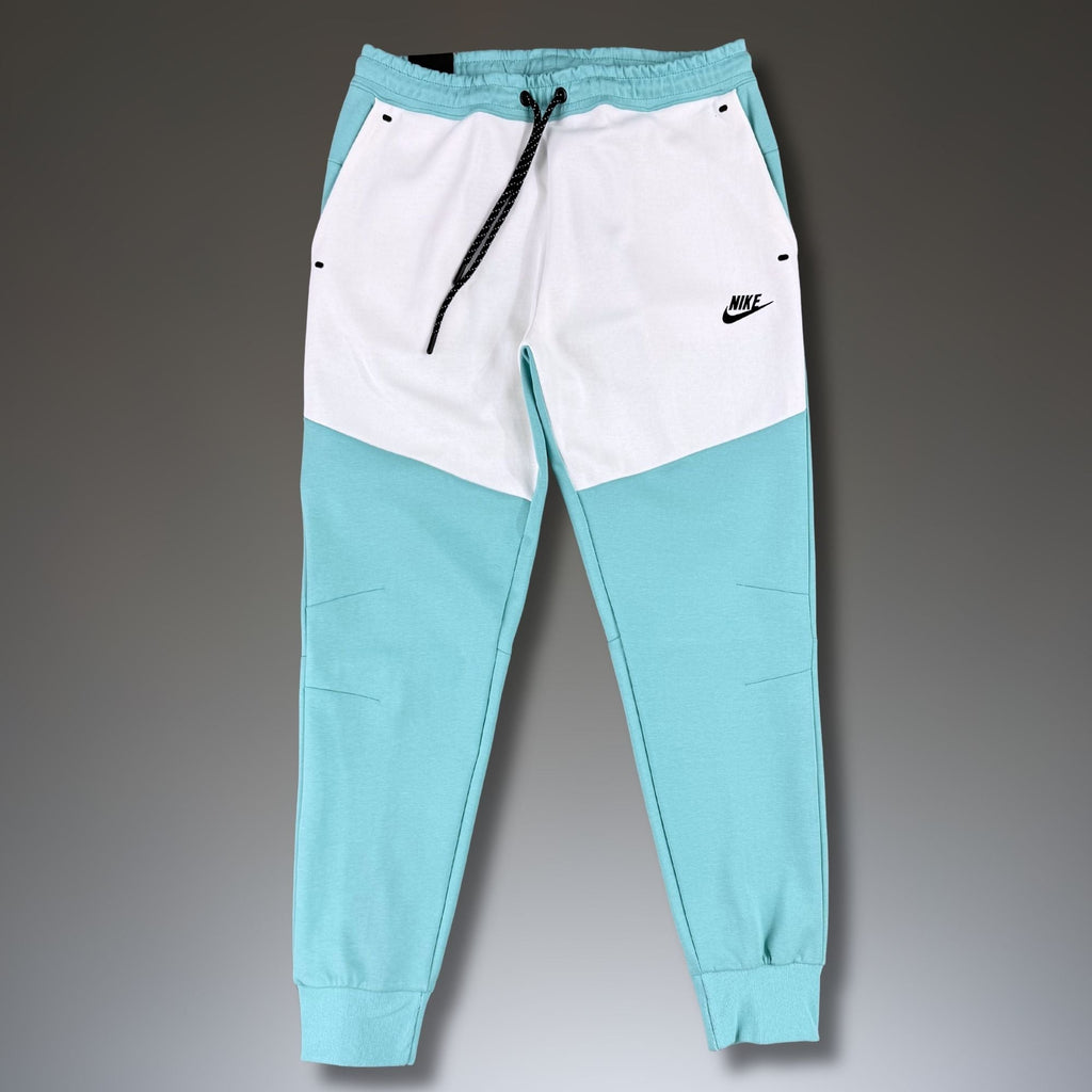 Nike Tech Fleece férfi sportos nadrág, fehér-türkiz. Prémium minőség