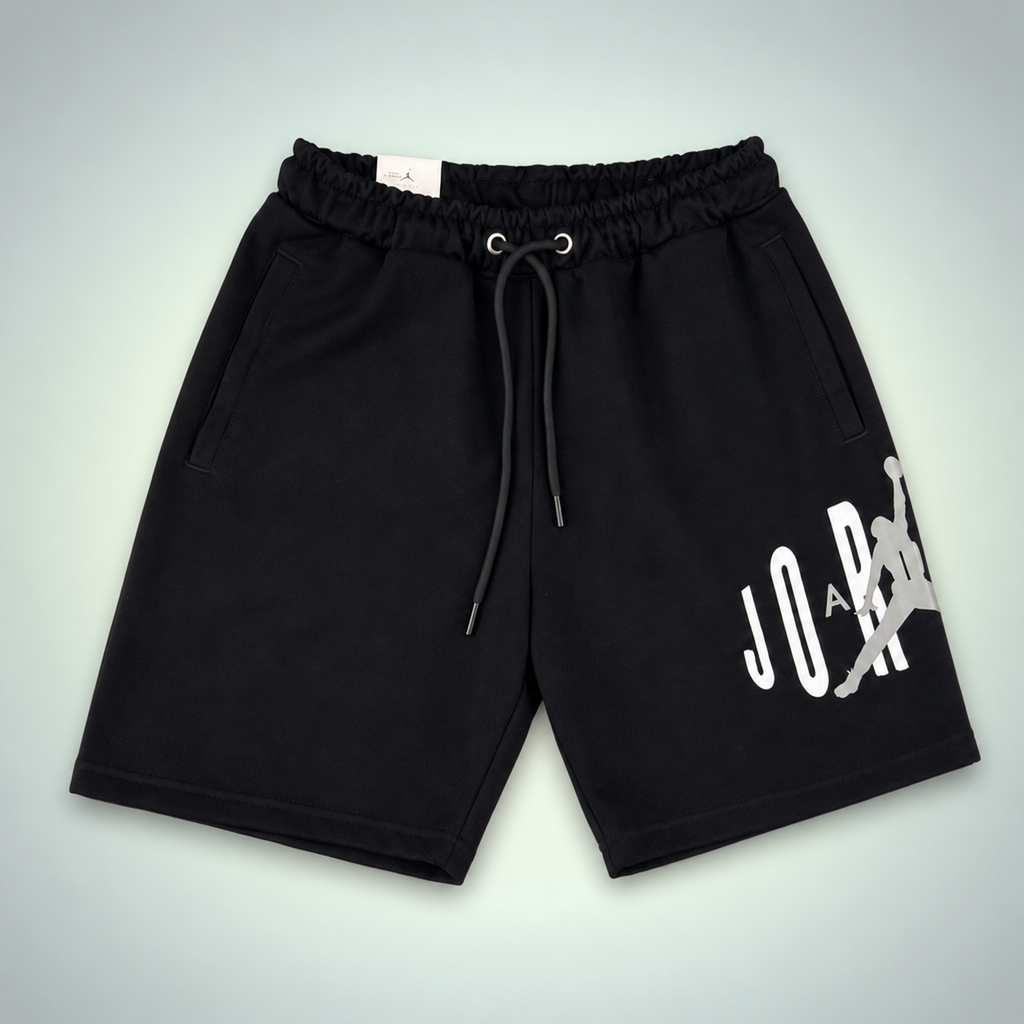Air Jordan Fleece férfi sport rövidnadrág, fehér szürkével. Prémium minőség