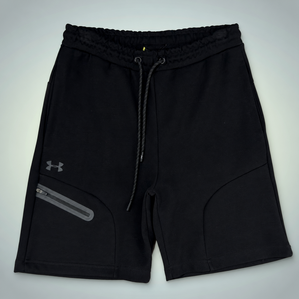 Under Armour Fleece férfi sport rövidnadrág, fehér szürkével. Prémium minőség