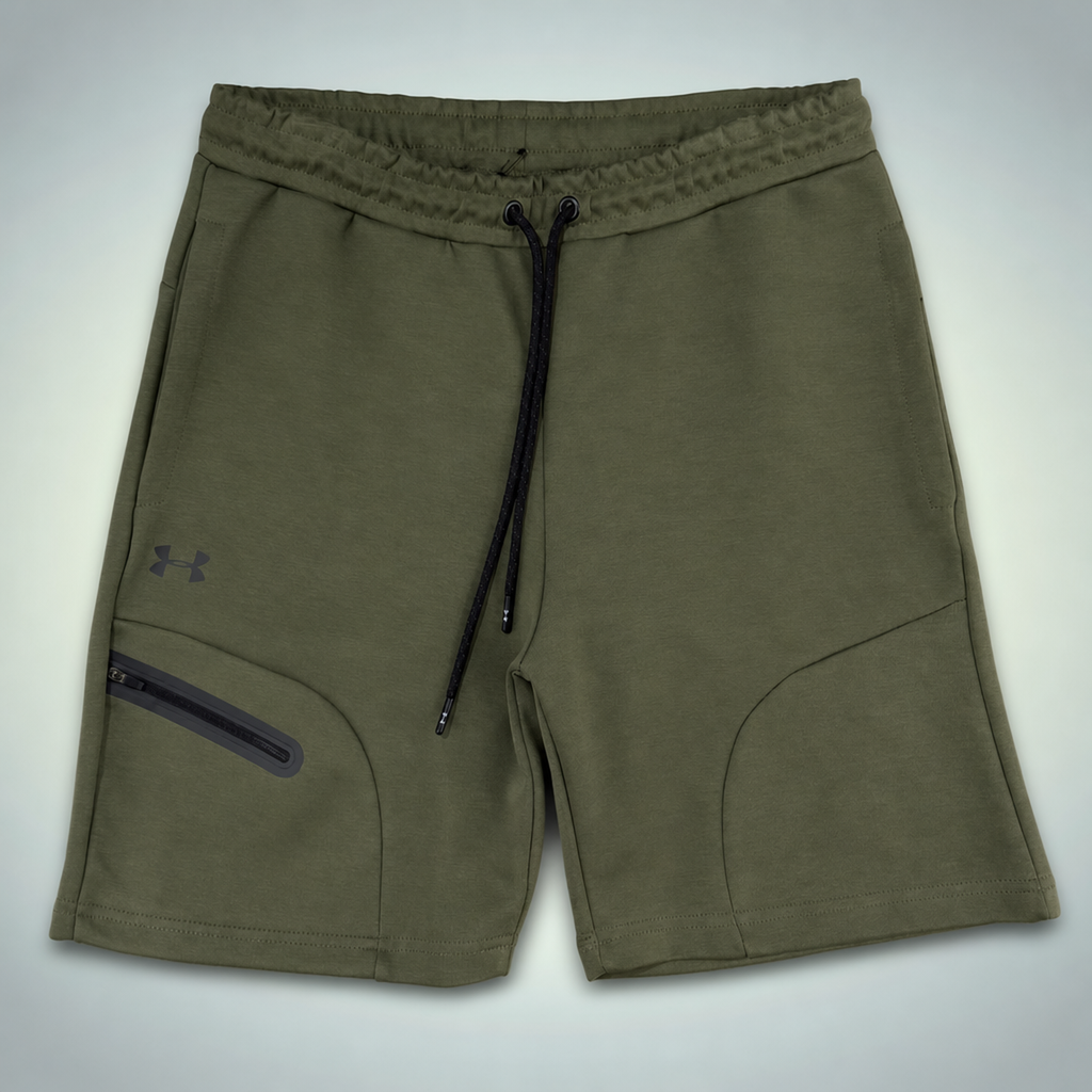 Under Armour Fleece férfi sport rövidnadrág, olívazöld. Prémium minőség