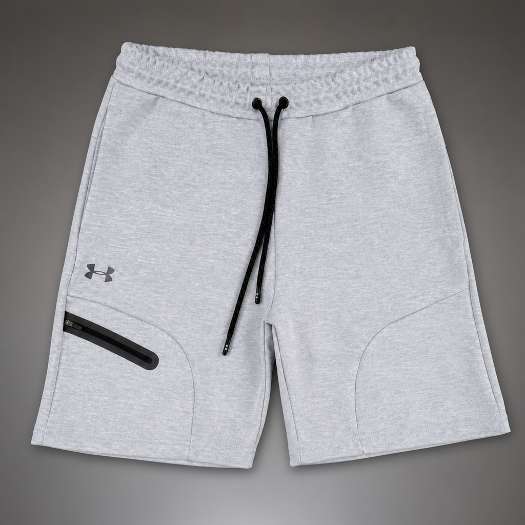 Under Armour Fleece férfi sport rövidnadrág, klasszikus szürke. Prémium minőség