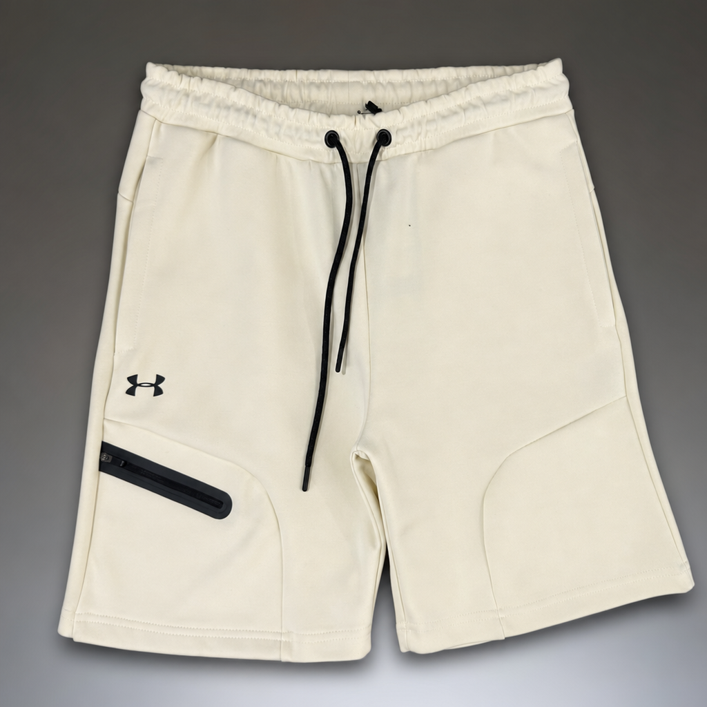 Under Armour Fleece férfi sport rövidnadrág, elefántcsont. Prémium minőség