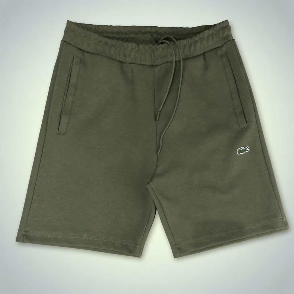 Lacoste Fleece férfi sport rövidnadrág, olívazöld. Prémium minőség