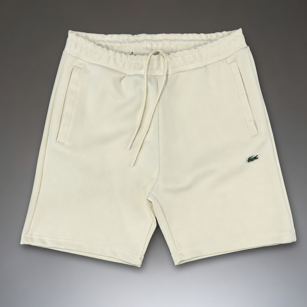 Lacoste Fleece férfi sport rövidnadrág, elefántcsont. Prémium minőség