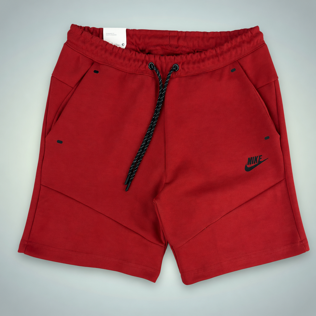 Nike Tech Fleece férfi sport rövidnadrág, Piros. Prémium minőség