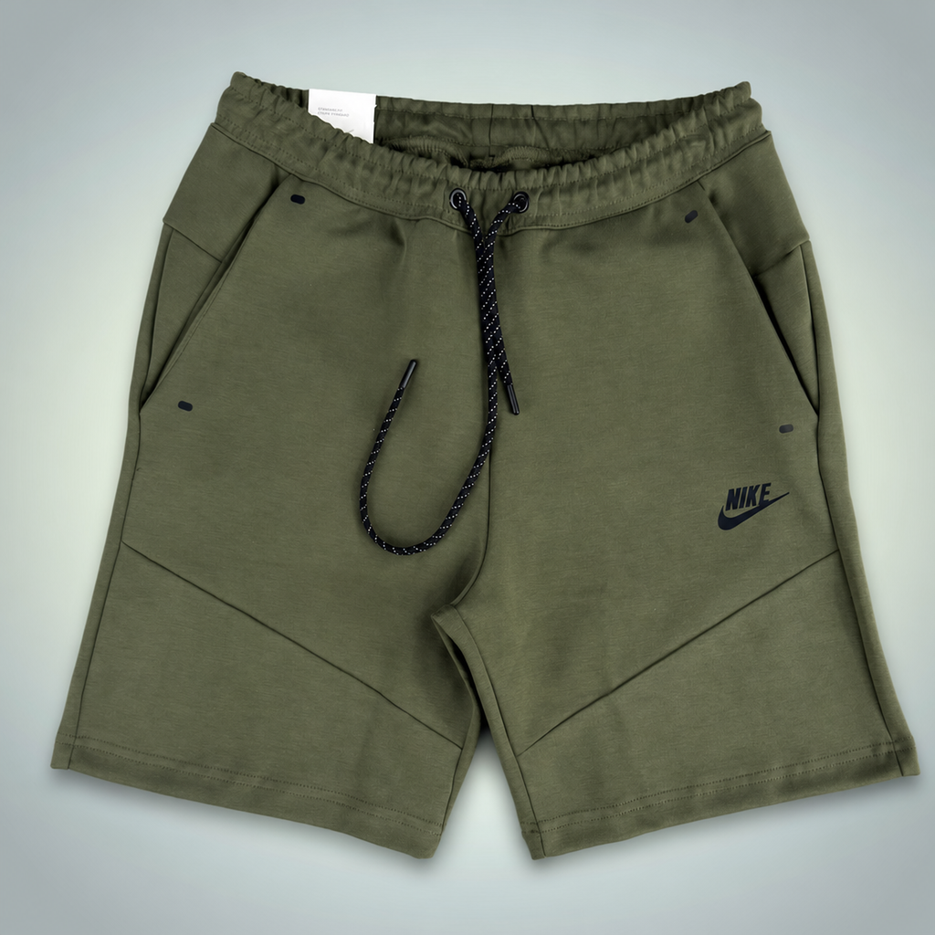 Nike Tech Fleece férfi sport rövidnadrág, olívazöld. Prémium minőség