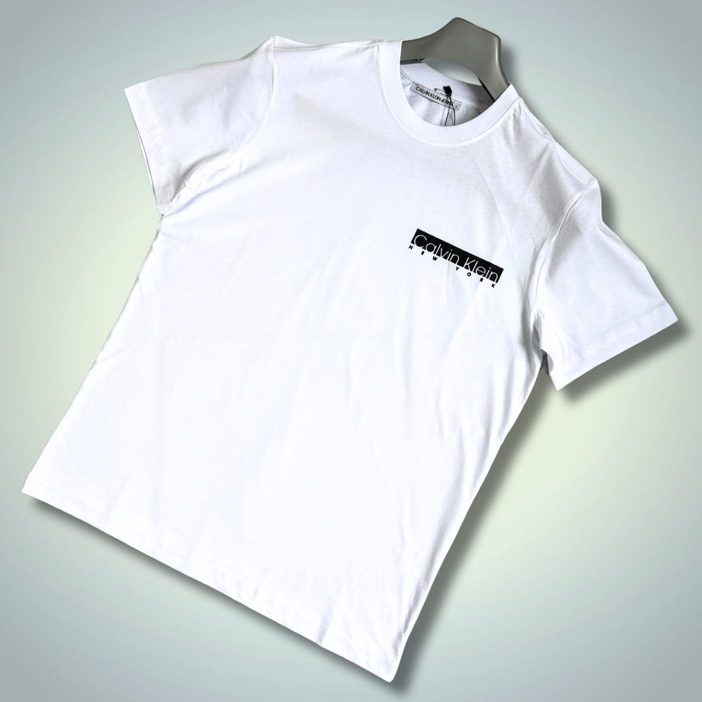 Calvin Klein férfi póló, New York, fehér. Prémium minőségű