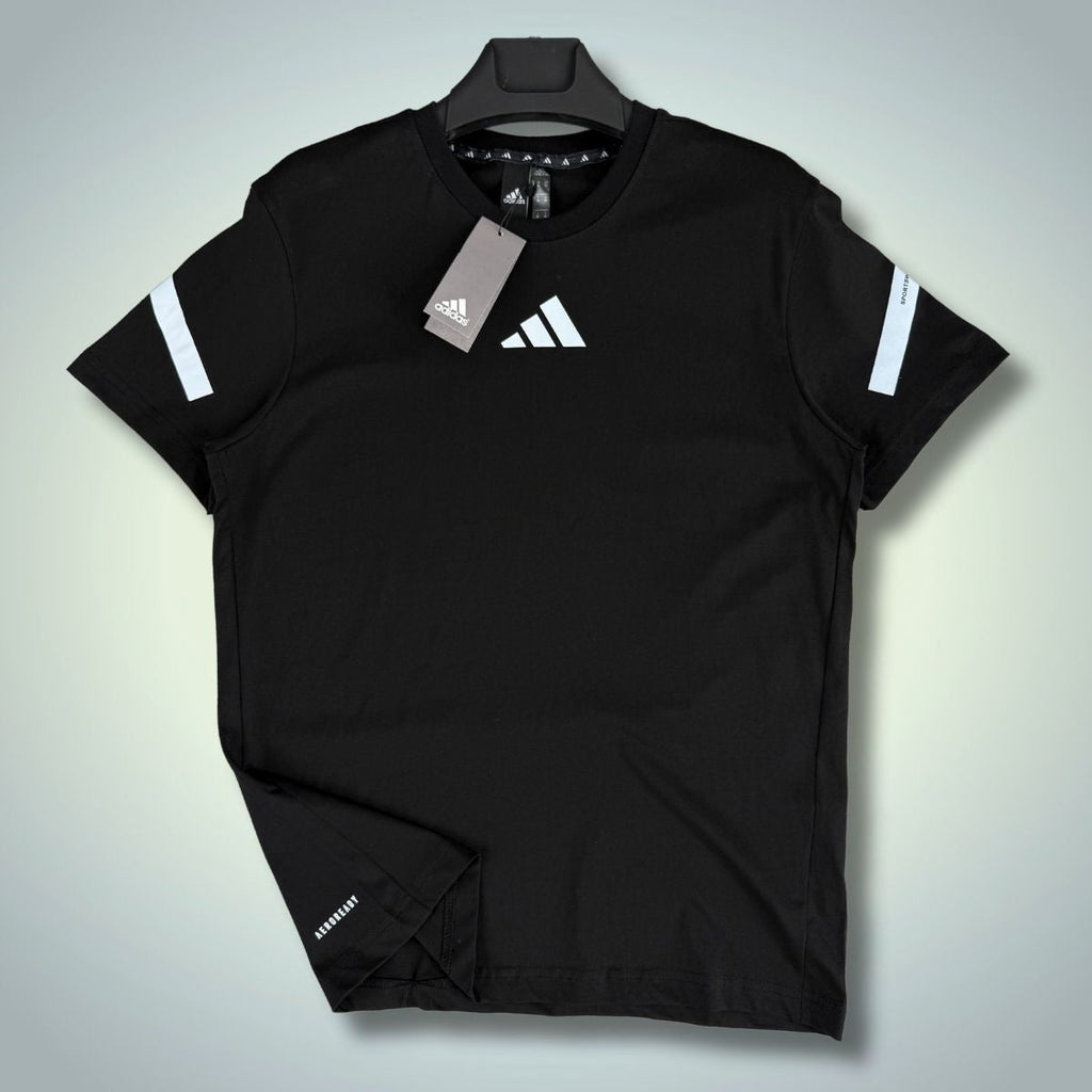 Adidas férfi póló, fekete. Modell 2025. Prémium minőség