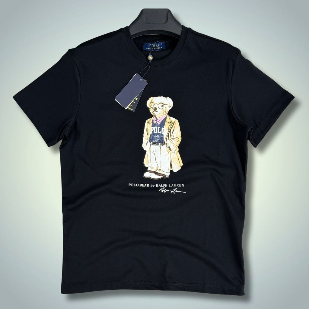 Ralph Lauren férfi póló, college bear, sötétkék. Prémium minőségű