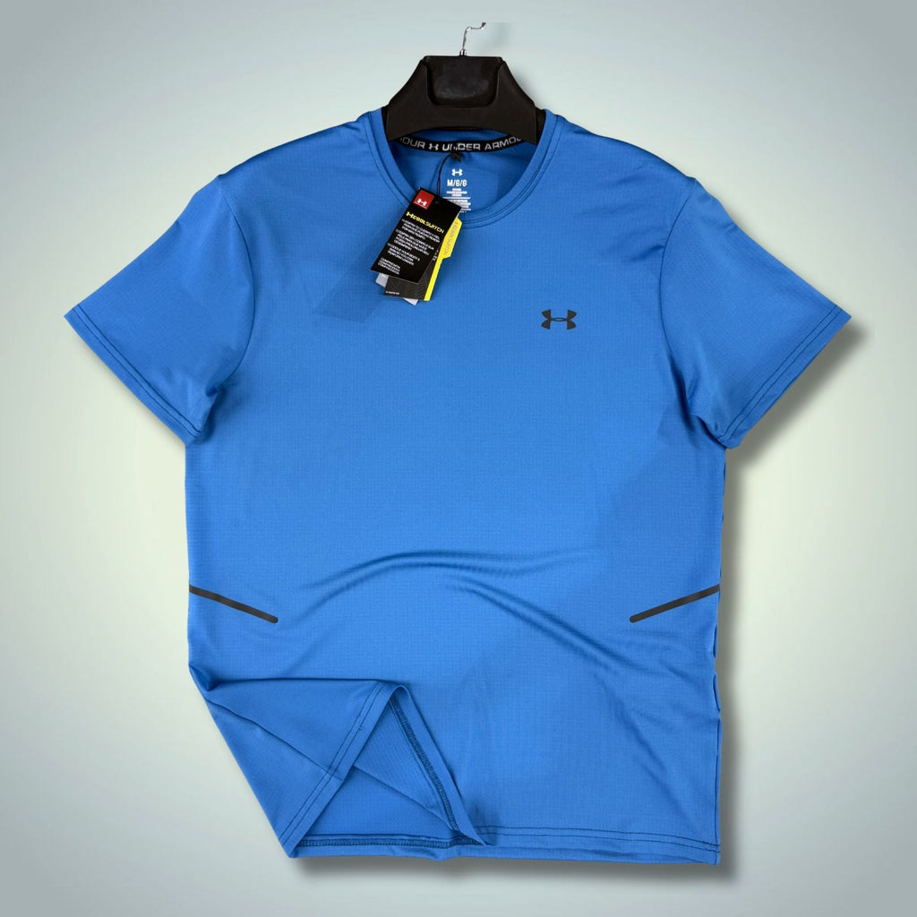 Férfi sportos kék póló Under Armour. Prémium minőség