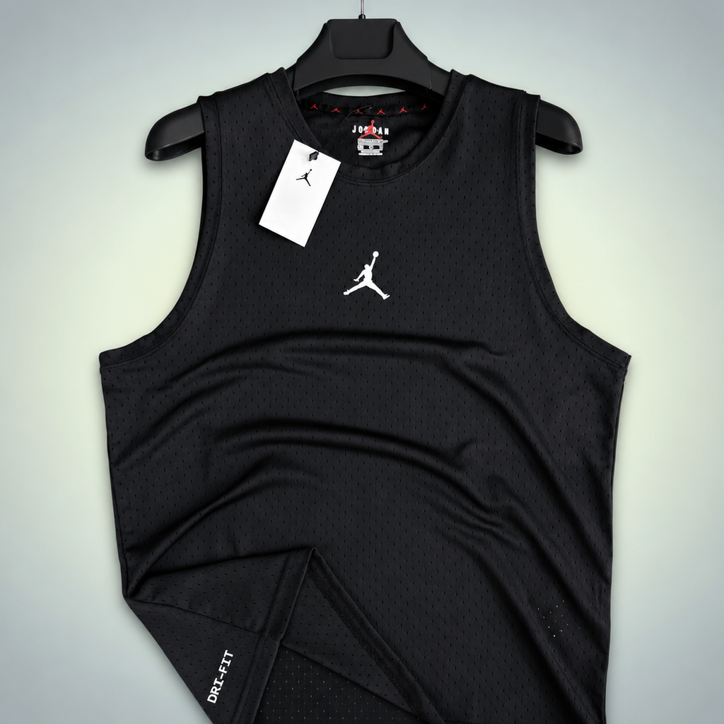 Air Jordan férfi trikó, fehér szürkével. Prémium minőség