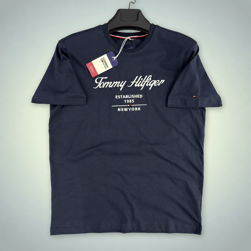Tommy Hilfiger férfi póló, sötétkék. Prémium minőség