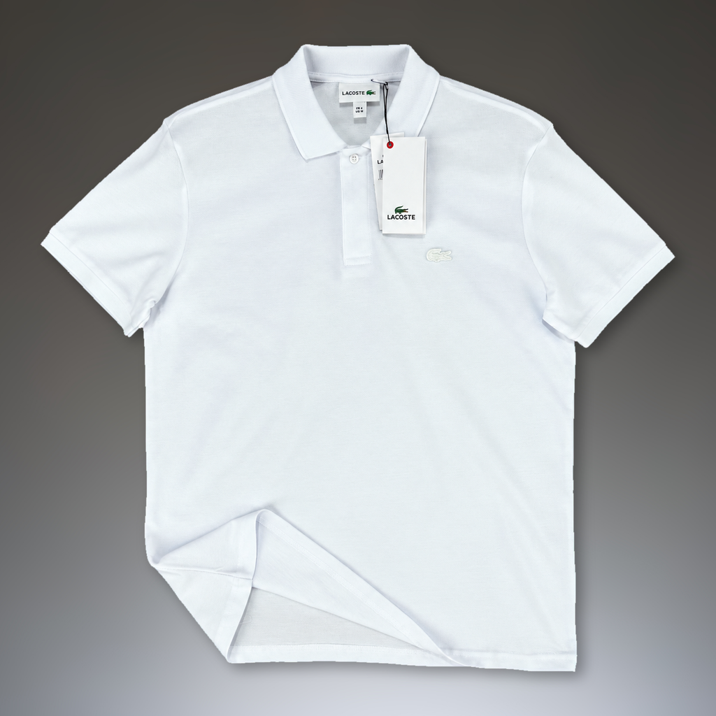 Lacoste férfi pólóing, tónusban tartott logóval, fehér. Prémium minőség