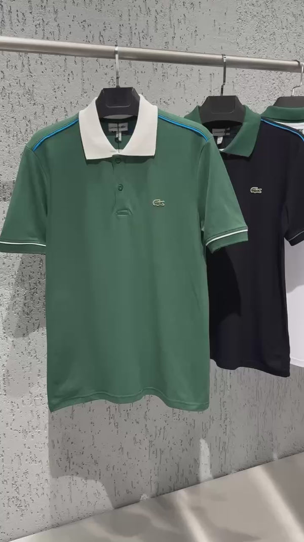 Lacoste férfi pólóing, zöld - fehér. Prémium minőségű
