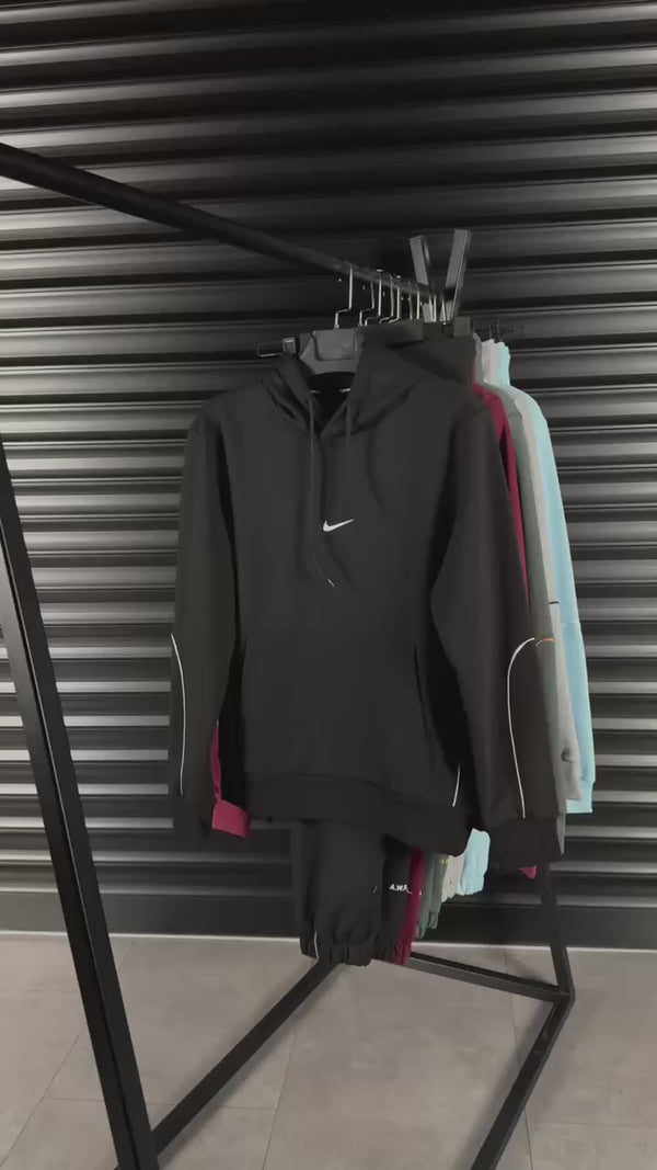Nike Nocta férfi melegítő kapucnis felsővel, fekete. Prémium minőség