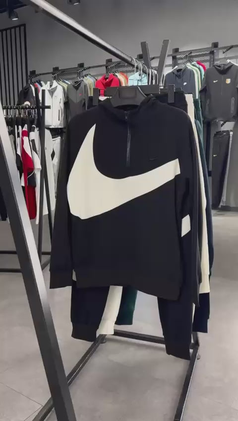 Nike férfi tréningruha, nagy logó, sötétzöld. Prémium minőségű