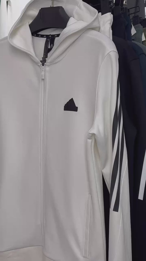 Adidas férfi melegítő 2025, függőleges csíkos, fekete. Prémium minőség